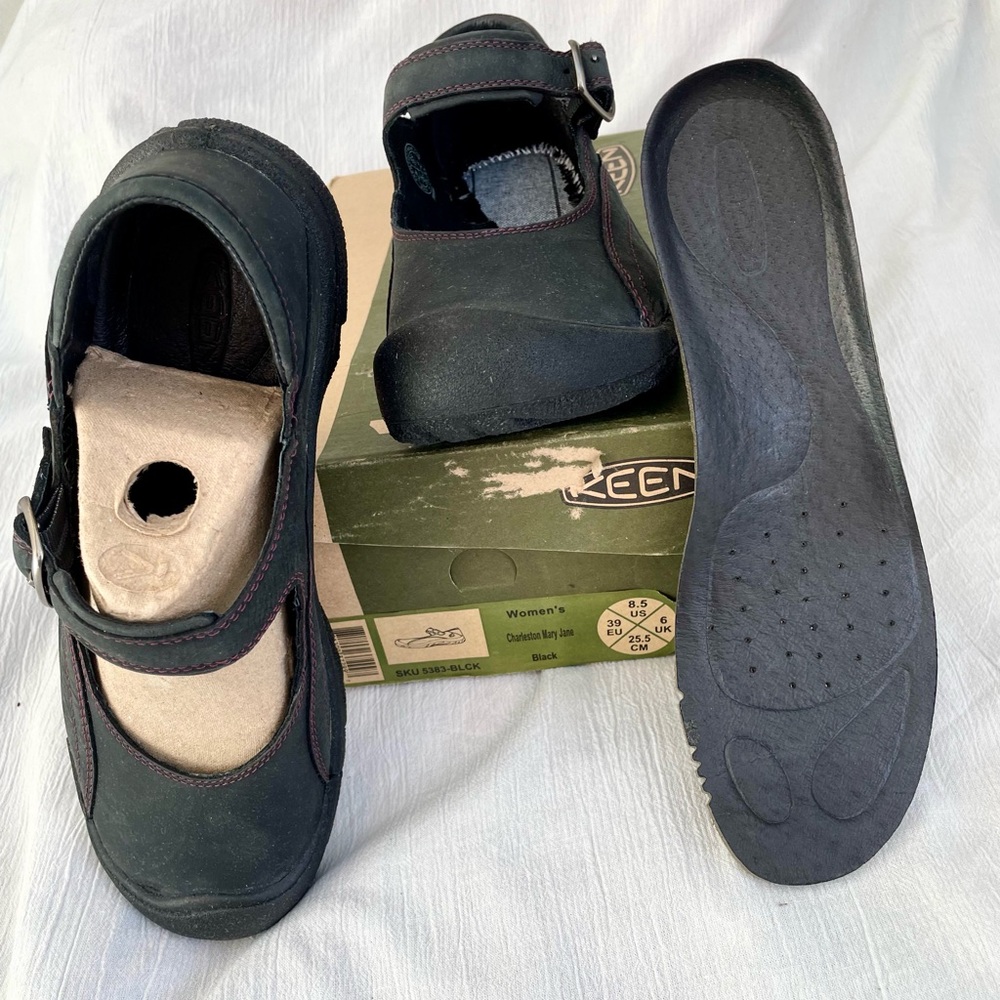 Keen Charleston Black Women's Mary Jane Shoes